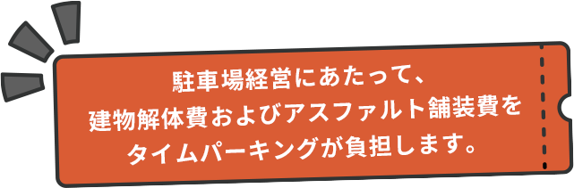 駐車場のイメージアップ