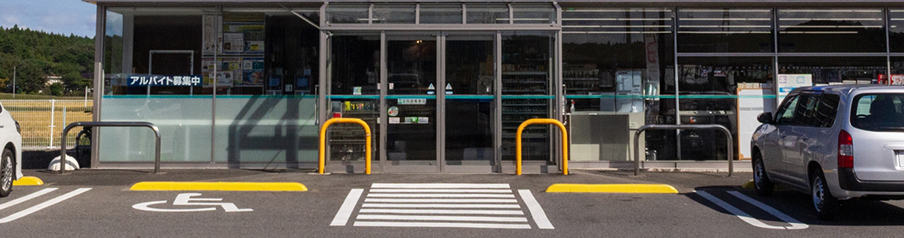 事業用定期借地権(土地貸し)を表すコンビニの写真画像