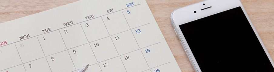 スケジュール管理の写真画像