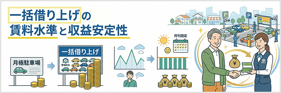 括借り上げの賃料水準と収益安定性