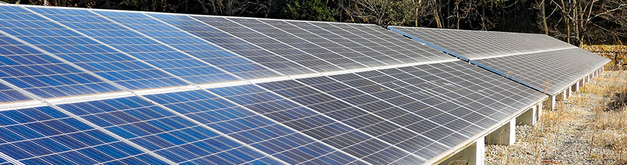 太陽光発電を表す画像